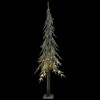 Northlight Pre-Lit Alpine Flocked Artificial Christmas Tree - 6' - Clear LED Lights - image 3 of 4