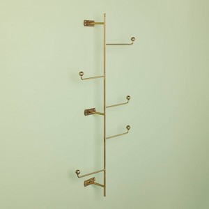 Brass Swivel Vertical Wall Hook - Hearth & Hand™ with Magnolia - 1 of 3