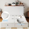 Mjkone Full/Queen Size Murphy Bed Chest with Storage,NO MATTRESS - 3 of 4
