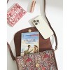 Crossbody Bag - Mela Boho, Teal by Chumbak Rainforest Crossbody Bag, 9x4x7", Canvas/PU, Brown - 3 of 4