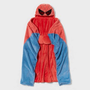 Marvel Spider-Man Kids' Hooded Blanket - The Marvel Collection by Pillowfort™ - 1 of 3