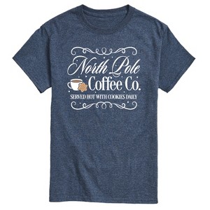 Men's - Instant Message - North Pole Coffee Co Short Sleeve Graphic T-Shirt - 1 of 4