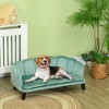 PawHut Pearl Design Pet Sofa for Medium and Large Sized Dogs, Pet Bed with Cushion and Solid Wood Legs - 3 of 4