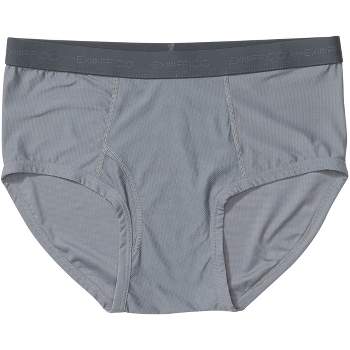 EXOFFICIO Men's Ultra Traveling Underwear Charcoal Gray Briefs Size XXL