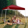 EAGLE PEAK Slant Leg Pop-up Canopy Tent Easy One Person Setup Instant Outdoor Beach Canopy Folding Portable Sports Shelter - 2 of 4