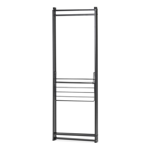 Matte Black Metal Spiral Garment Rack with 10 Hooks, Freestanding Clot –  MyGift