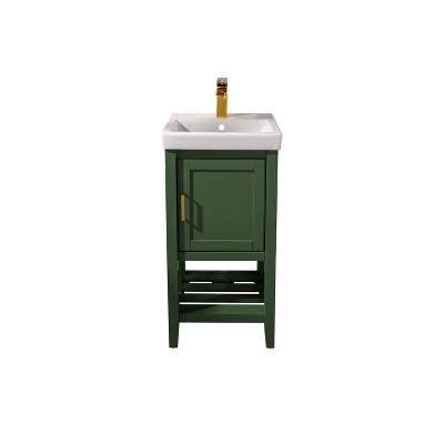 Legion Furniture 18 Inches Pewter Green Sink Vanity