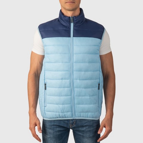 Мужские жилеты Alpine Swiss Clark Mens Puffer Vest Down Alternative Water Resistant Packable Outerwear Zip Up Pockets Warm Versatile Layer