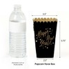 Big Dot of Happiness New Year's Eve - Gold New Years Eve Party Favor Popcorn Treat Boxes - Set of 12 - 2 of 4