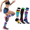 Extreme Fit Knee High Compression Socks - Made for Nurses, Travel, Pregnancy, Running and Foot Aches - 3 Pair - 2 of 3