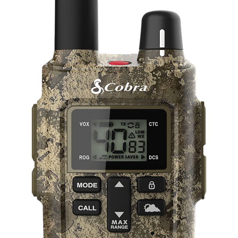 Cobra RX380 32-Mile-Range Weather-Resistant 2-Way Radios, 2 Pack, 3 of 5