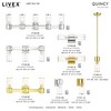 Livex Lighting Quincy 3 - Light Vanity in  Polished Brass - 3 of 4