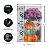 Rustic Fall Greetings Garden Burlap Flag - 2 of 4