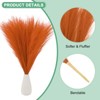 Unique Bargains Dried Plants Artificial Durable Small Fluffy Pampas Grass 7 Branches for Home, Office, Party 17.7 Inch - 2 of 4