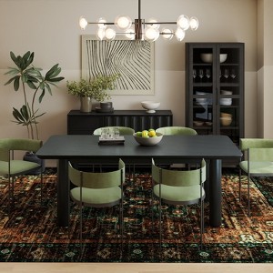 Modern Abstract Living Room Area Rug, Washable Rugs for Bedroom Non Slip, Soft Carpet for Dining Room Home Decor - 1 of 4