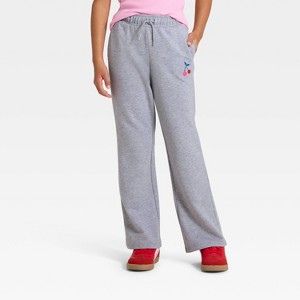 Girls' Pull-On French Terry Pants - Cat & Jack™ - 1 of 4
