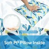 Kumasinova 18" Pillows Standard Size Set of 2,Waterproof Fade Resistant Bed Pillows for Patio,Garden&Poolside,Decorative Pillows for Bed - 4 of 4