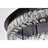 Elegant Lighting Monroe 2 - Light Flush Mount in  Black - 3 of 4