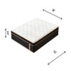 SEVOBAL Mattresses Hybrid Foam and Spring Mattress Medium Soft Pressure Relief for Kids Bedroom, White, 80"*39"*6" - 3 of 4
