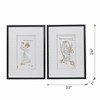 AZL1 Life Concept Wall Art 2 Piece Set 20x28 Framed Design Durable Sleek Canvas for Modern Energetic Home Display Decor, Black, 29.5"*3.9"*21.7" - 4 of 4
