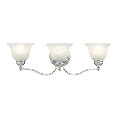 Livex Lighting Essex 3 - Light Vanity in  Polished Chrome