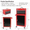 NicBex Detachable 3-Drawer Rolling Tool Chest Tool Cart with Wheels and Storage Cabinet for Garage Workshop - 2 of 4