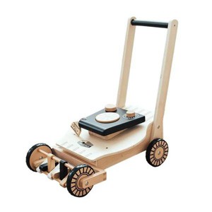 Wonder & Wise Wooden Lawn Mower Plush Walker Toy - 1 of 4