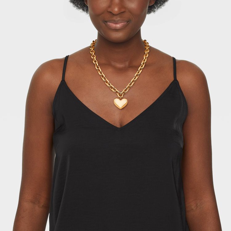 SUGARFIX By BaubleBar Heart Out Here Necklace - Gold, 2 of 4