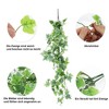 Unique Bargains Fake Vines Faux Greenery Leaves 39.4" Green 2 Pcs - 3 of 4