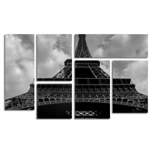 6pc Eiffel I by Moises Levy - Trademark Fine Art - image 1 of 4