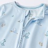 Toddler Boys' Smooth Jersey Snug Fit Union Suit - Cloud Island™ Blue - 3 of 4