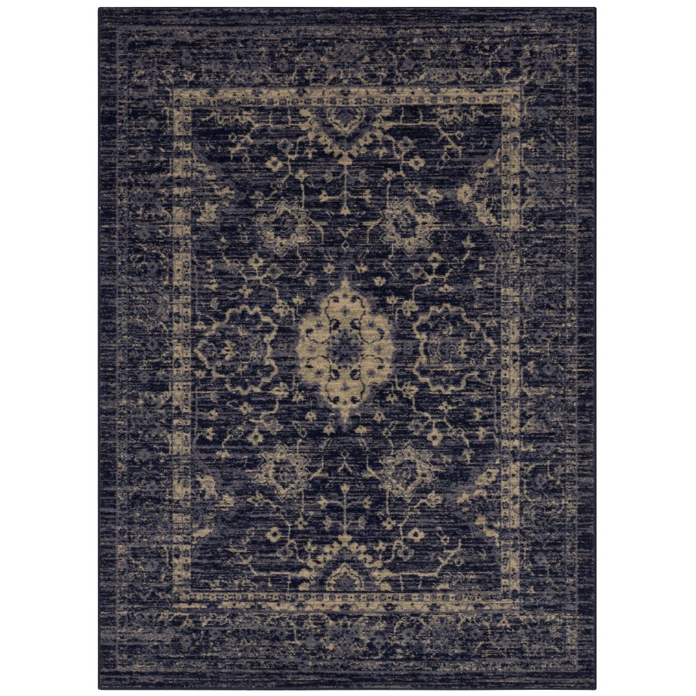 Photos - Area Rug 7'x10' Vintage Tufted Distressed  Indigo - Threshold™