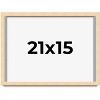 PosterPalooza | Classic Modern Yellow Picture Frame - UV Acrylic, Backing Board, Hanging Hardware Included - 2 of 4