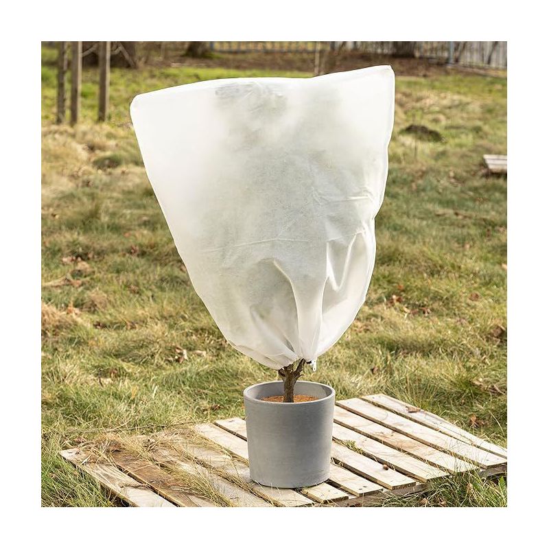 OwnGrown Winter Plant Protection-2 Plant Covers, White, 2 of 4