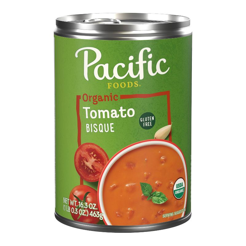 Pacific Foods Organic Gluten Free Hearty Tomato Bisque - 16.3oz, 1 of 12