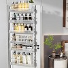 6 Tier Hanging Over Door Spice Rack, Pantry Organizers and Storage Organizer, D-uty Heavy Metal Over The Door Spice Box Organizer, Large - 3 of 4