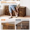 Storage Chest Toy Chest for Boys, Girls, Kids Wooden Toy Box with Lids and Safety Hinge, Entryway Storage Bench Chest, Storage Trunk - 3 of 4