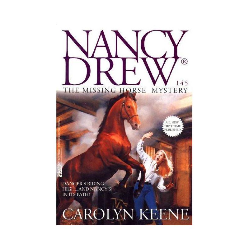 The Missing Horse Mystery - (Nancy Drew) by  Carolyn Keene (Paperback), 1 of 2
