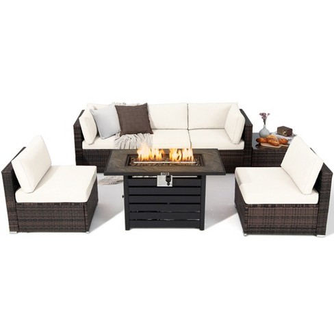 Tangkula 7 deals piece patio set