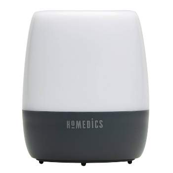 HoMedics Night Light and Portable Sound Machine, Rechargeable SoundSpa with 6 Soothing Sounds