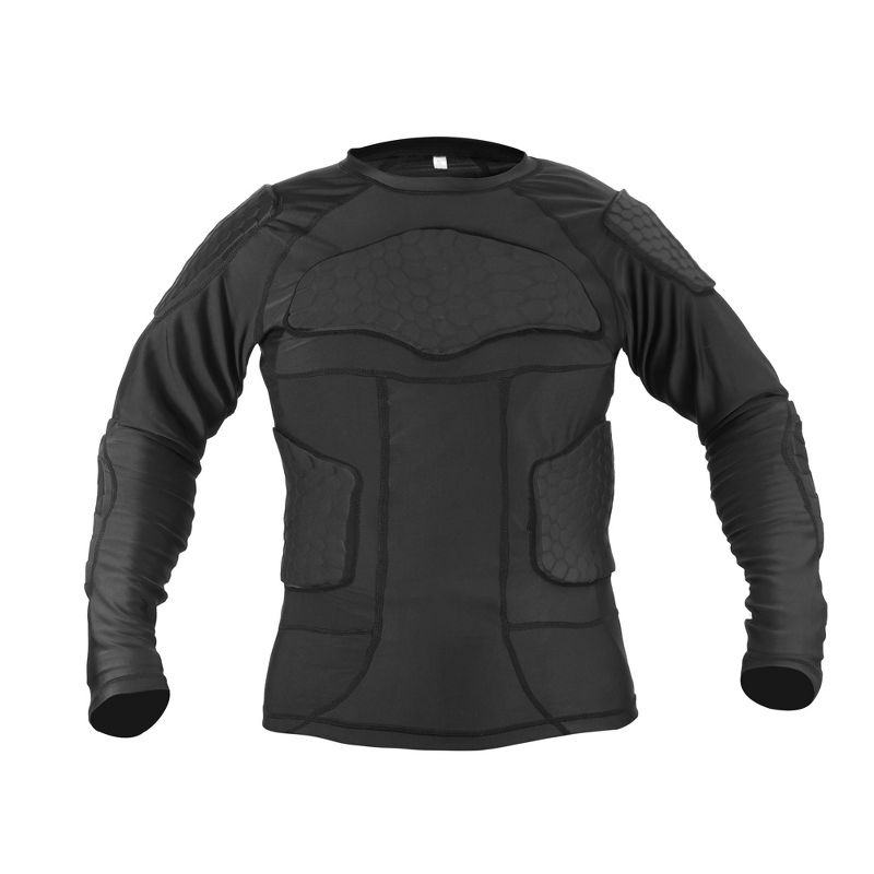 Unique Bargains Full Body Armor Jacket Thorax Back Backbone Bike Motorcycle Riding Protective Black Size XL, 1 of 7