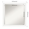 Amanti Art Oliver Narrow Beveled Wood Framed Bathroom Vanity Wall Mirror - 3 of 4