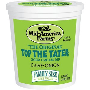 Mid-America Farms Family Size Top The Tater Chive Onion Sour Cream Dip - 24oz - 1 of 1