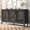 Bella Depot 58.2''W Storage Cabinet with Adjustable Shelf - 2 of 4