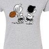Women's - Peanuts - Marcie Patty Football Juniors Fitted Graphic T-Shirt - 2 of 4