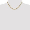 Black Bow Jewelry 3mm 10k Yellow Gold Solid Herringbone Chain Necklace - 2 of 4