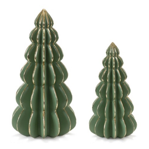 Melrose Geometric Pine Tree (Set of 2) - image 1 of 3