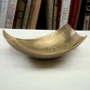 HomeRoots 17" Gold Aluminum Scoop Decorative Bowl - 2 of 4