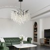 BAOURE Modern Black Tree Branch Chandelier 6-lights, 18.11in Linear Pendant Light Fixture for Dining Living Room Entryway Foyer Stairway Bedroom - 3 of 4