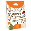 Big Dot of Happiness Fall Friends Thanksgiving - Friendsgiving Gift Favor Bags - Party Goodie Boxes - Set of 12 - 3 of 4